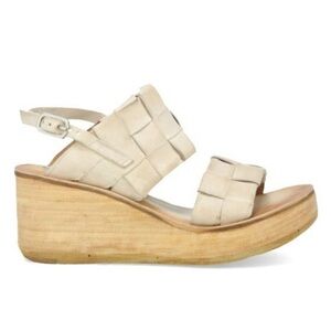 Shoes As 98 Nasser Platform Hand Woven Burnished